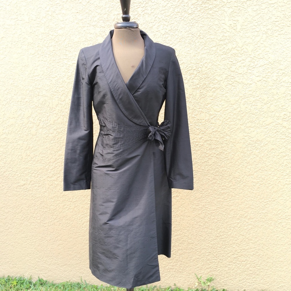 100% Silk Wrap Dress